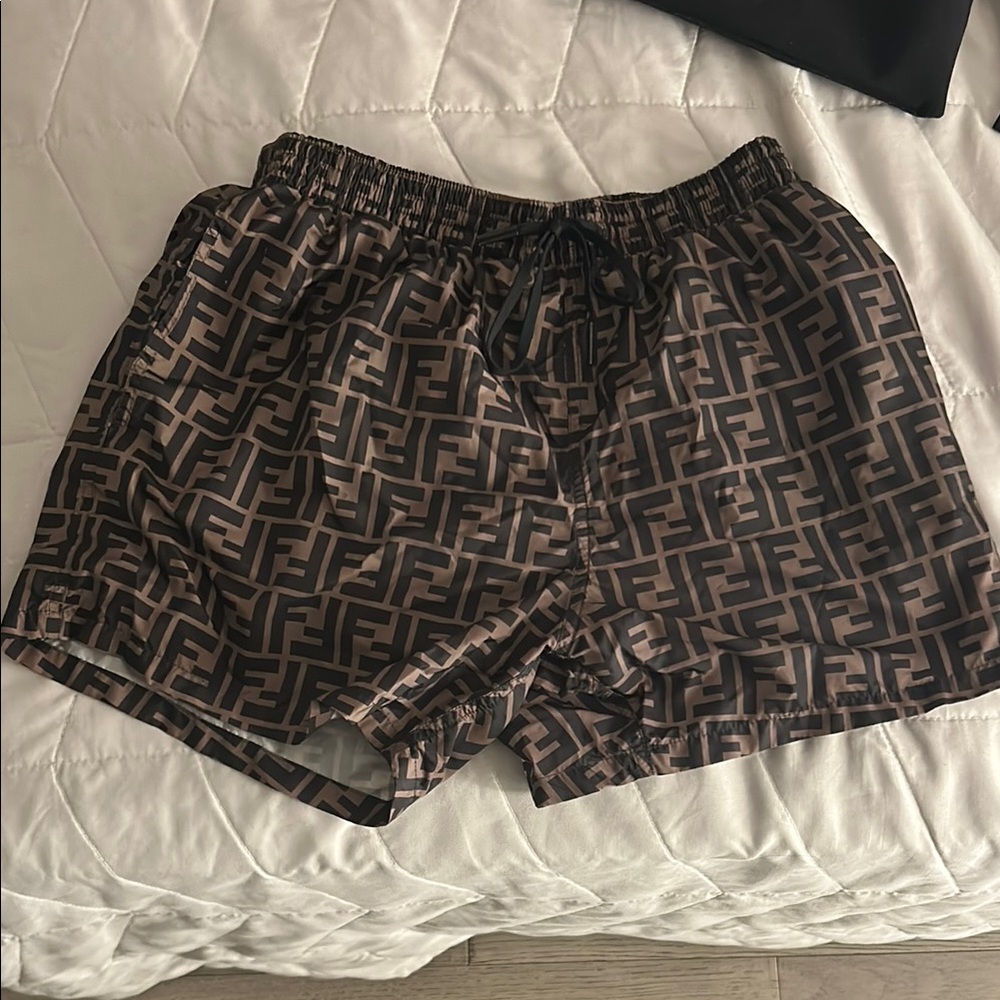 Fendi Monogram Swim Shorts